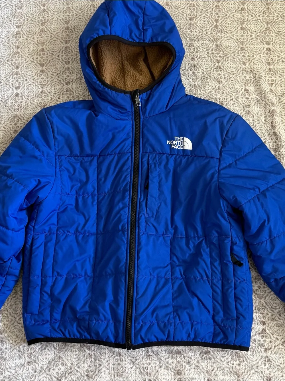 The North Face Shasta Blue Reversible Full Zip Hooded Jacket | M (10)